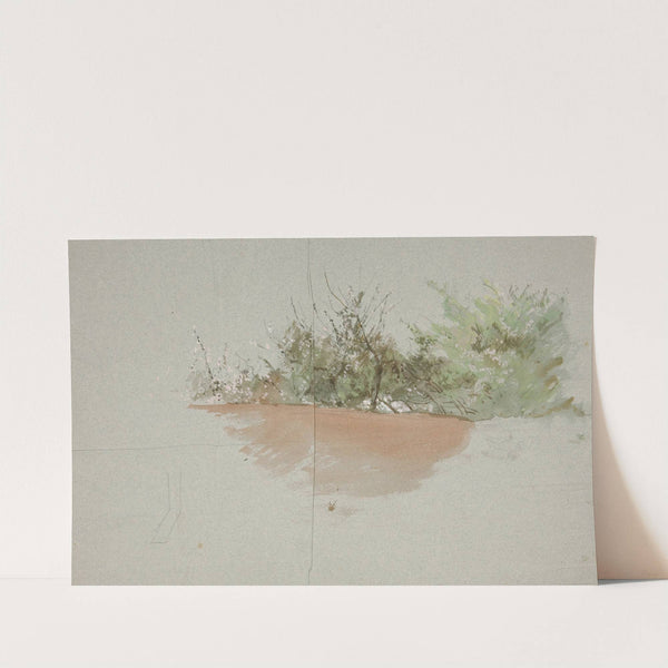 Landscape with trees by Edwin Austin Abbey