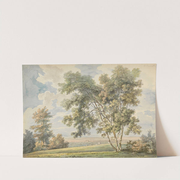 Landscape with Trees and Sheep (Park Landscape with Sheep). by George Barret
