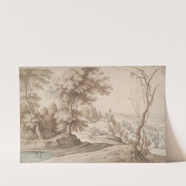 Landscape with Trees and View into a Valley by Paul Bril