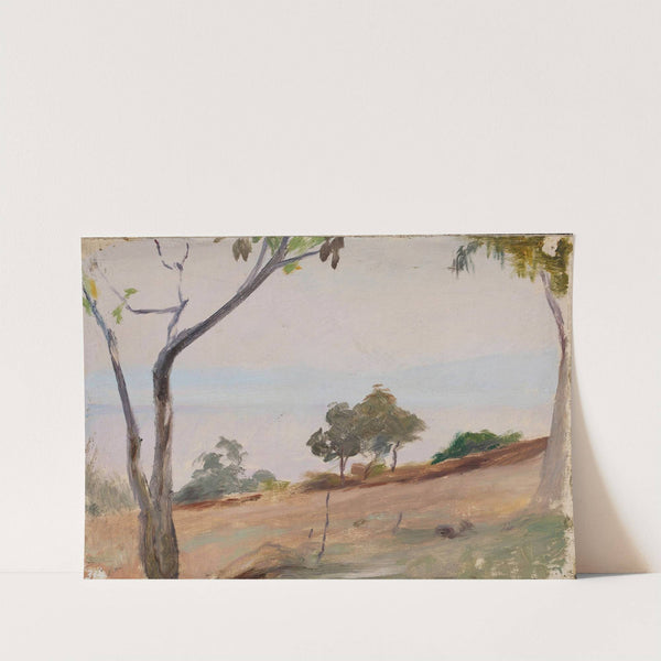 Landscape with trees. From the journey to Constantinople by Jan Ciągliński