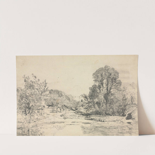 Landscape with Trees Surrounding a Pond (c. 1800–37) by John Constable