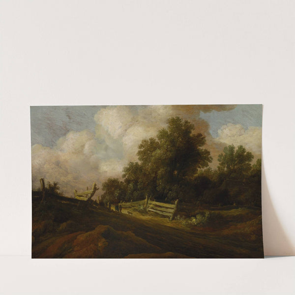 Landscape with Two Figures and a Dog by Pieter Molyn