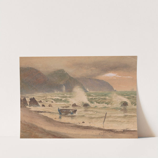 Landscape with Two Men and a Boat by Charles Reginald Aston