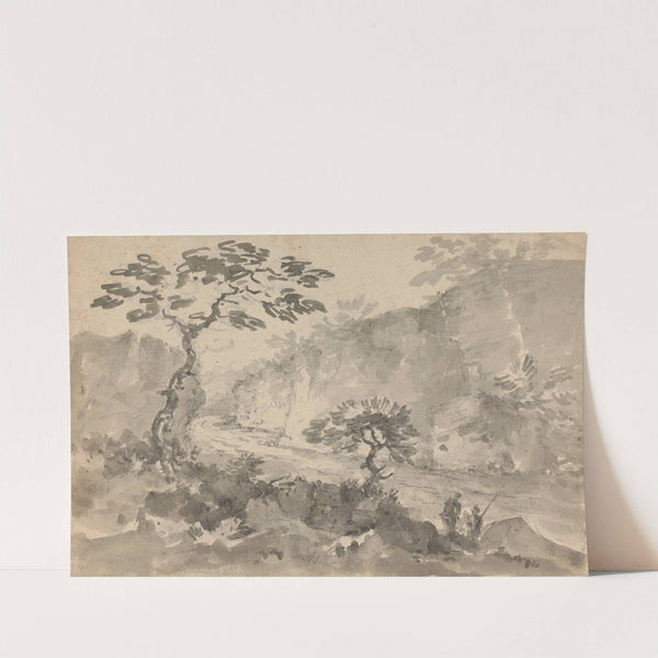 Landscape with Two Men by William Gilpin