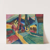 Landscape with Two Poplars by Wassily Kandinsky