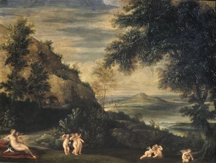 Landscape with Venus and Cupids