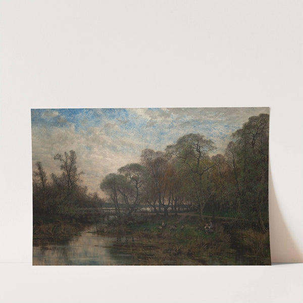 Landscape with Water and Trees by Oscar Törnå