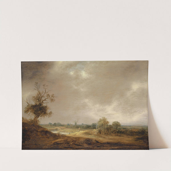 Landscape with Water Course and Farm by Isaac van Ostade