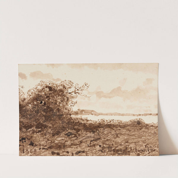 Landscape with water (1909) by Ludomir Benedyktowicz