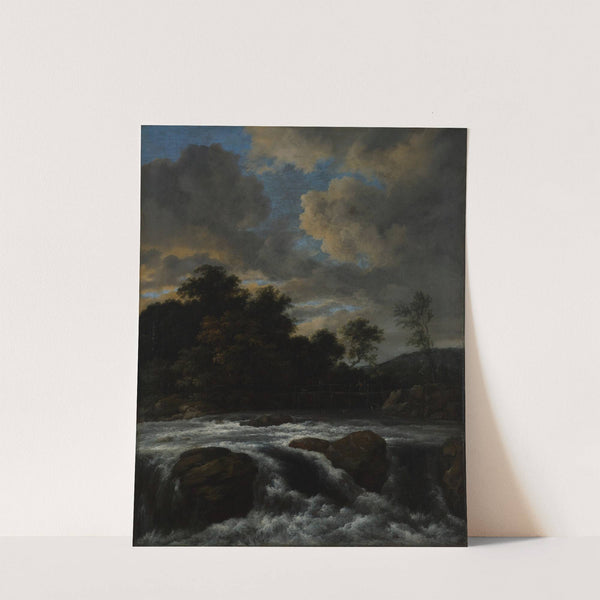 Landscape with Waterfall (c.1665) by Jacob van Ruisdael