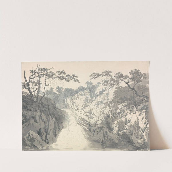 Landscape with Waterfall by Joseph Mallord William Turner