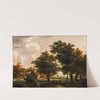 Landscape with watermill by Egbert van Drielst