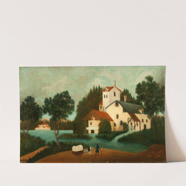 Landscape with Watermill by Henri Rousseau