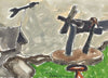 Landscape with Weather Vane