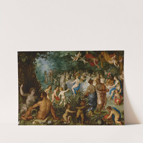 Landscape With Wedding Of Peleus And Thetis by Jan Brueghel The Elder