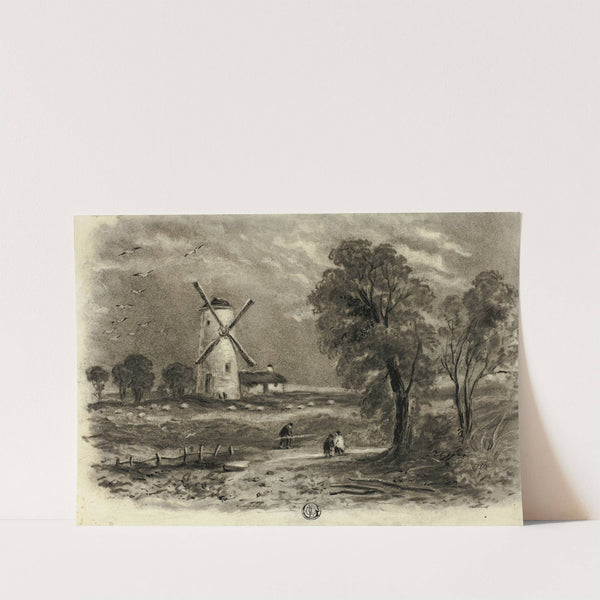 Landscape with Windmill by Elizabeth Murray