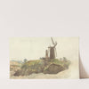 Landscape with Windmill by Thomas Creswick