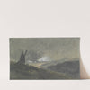 Landscape with windmill by William James Müller