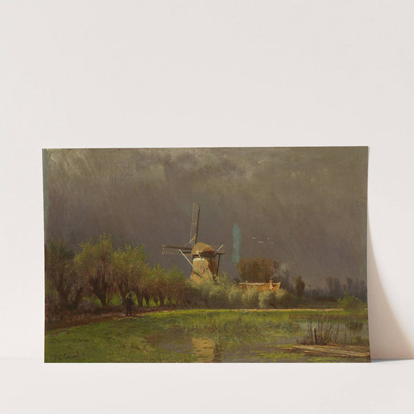 Landscape with windmill by Paul Joseph Constantin Gabriël