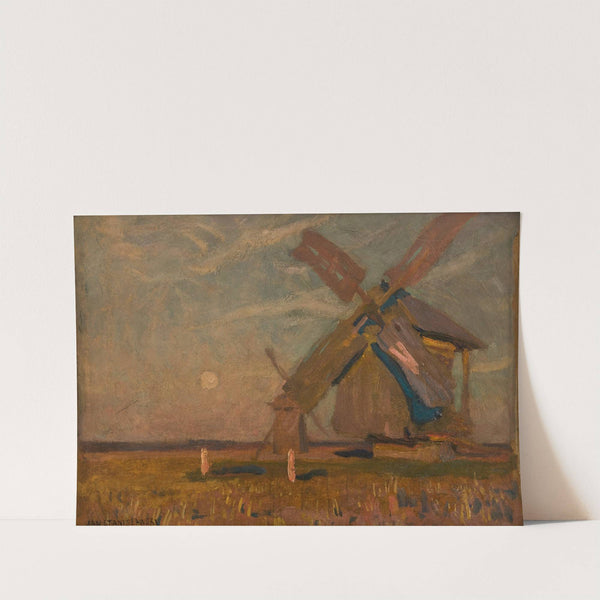 Landscape with Windmills by Jan Stanislawski