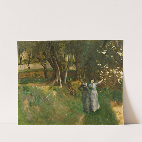 Landscape with Women in Foreground by John Singer Sargent
