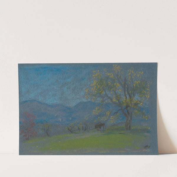 Landscape with Yellow Tree by Arthur Bowen Davies