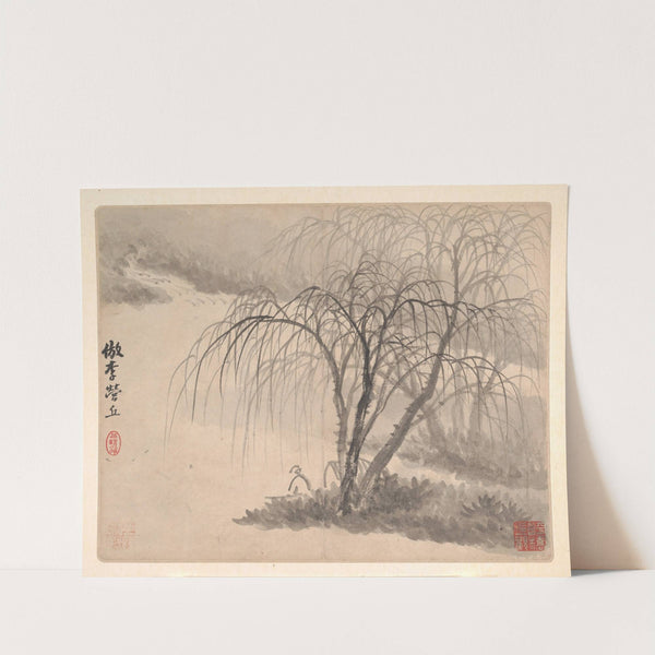 Landscapes after Ancient Masters Pl.04 (1693) by Mei Qing