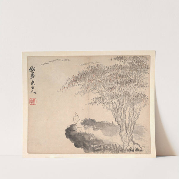 Landscapes after Ancient Masters Pl.11 (1693) by Mei Qing