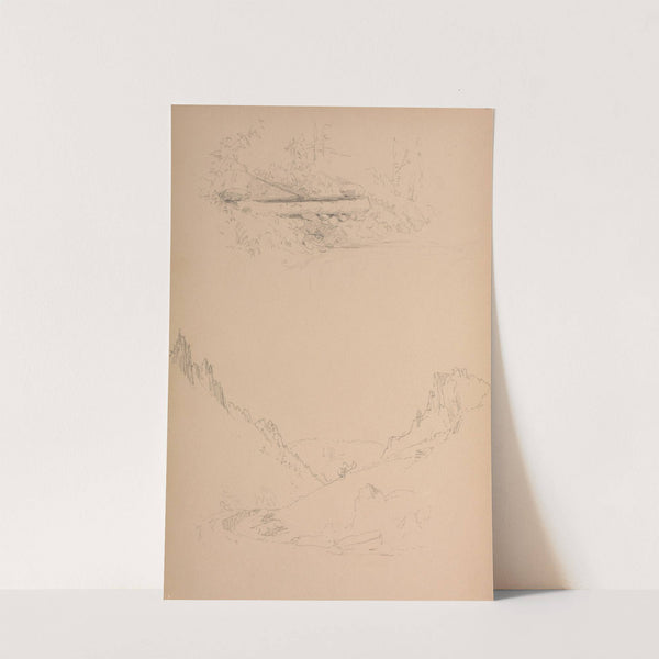 Landscapes, Berlin Falls (1859) by Sanford Robinson Gifford