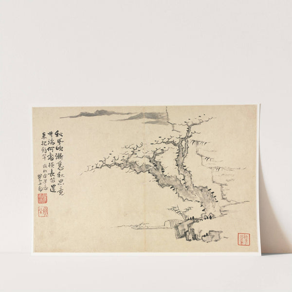 Landscapes in Various Styles after Old Masters 6 by Mei Qing