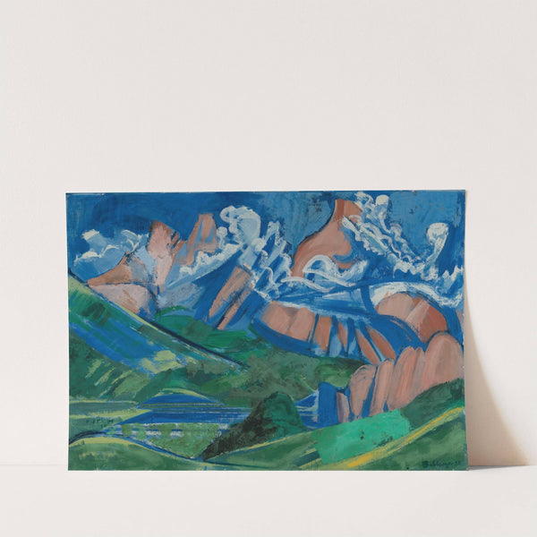 Landschaft by August Babberger