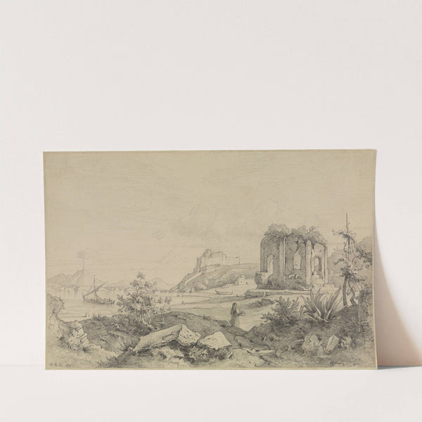 Landschaft am Golf von Pozzuoli by Friedrich Preller the Elder