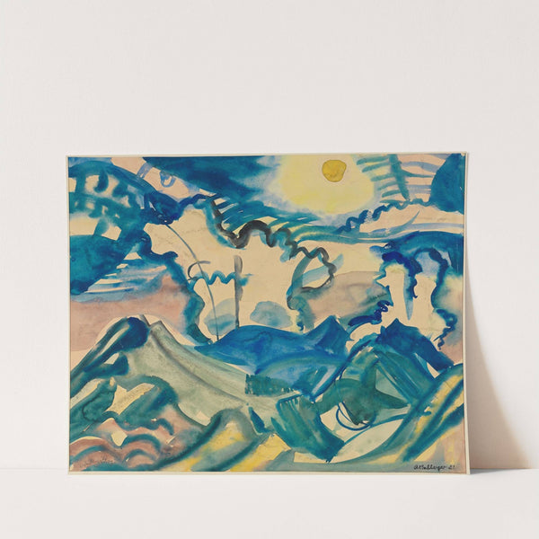 Landschaft am Klausenpass (Nachmittag) by August Babberger