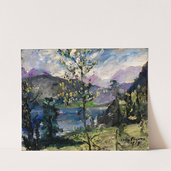 Landschaft am Walchensee (1919) by Lovis Corinth