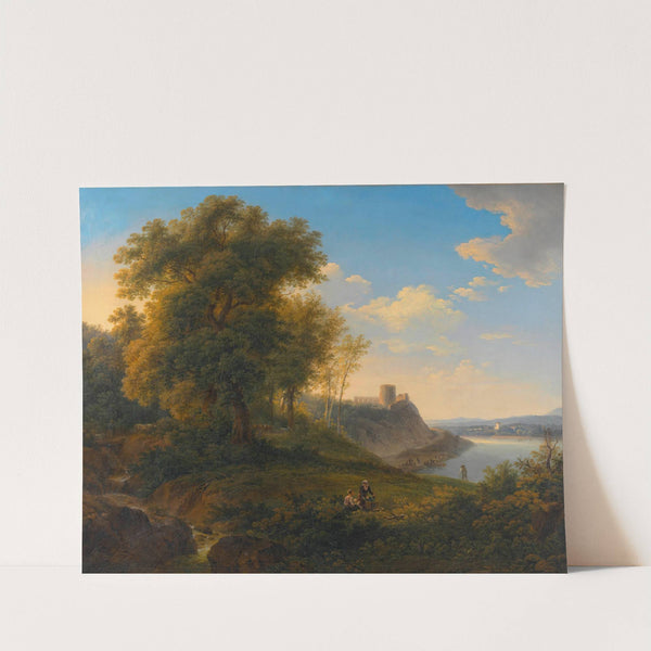 Landschaft an der Donau by Joseph Mössmer