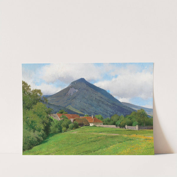 Landschaft aus dem Almtal by Ferdinand Brunner