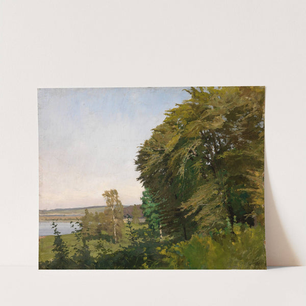 Landschaft aus Schleswig-Holstein by Gustav Kampmann