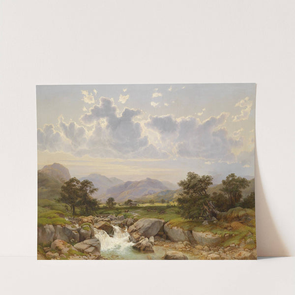 Landschaft bei Abtenau by Julius Rose