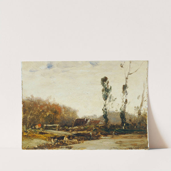 Landschaft bei Bernried by Ludwig Willroider