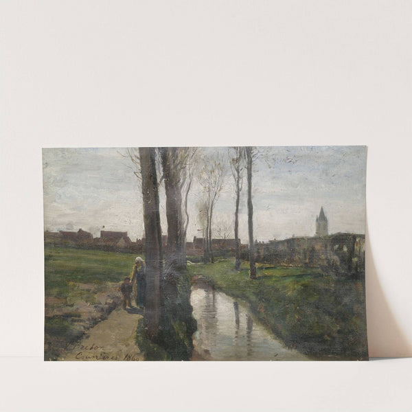 Landschaft bei Courrières (1860) by Jules Breton