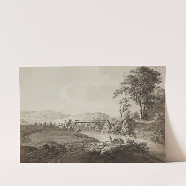 Landschaft bei Dohna by Adrian Zingg