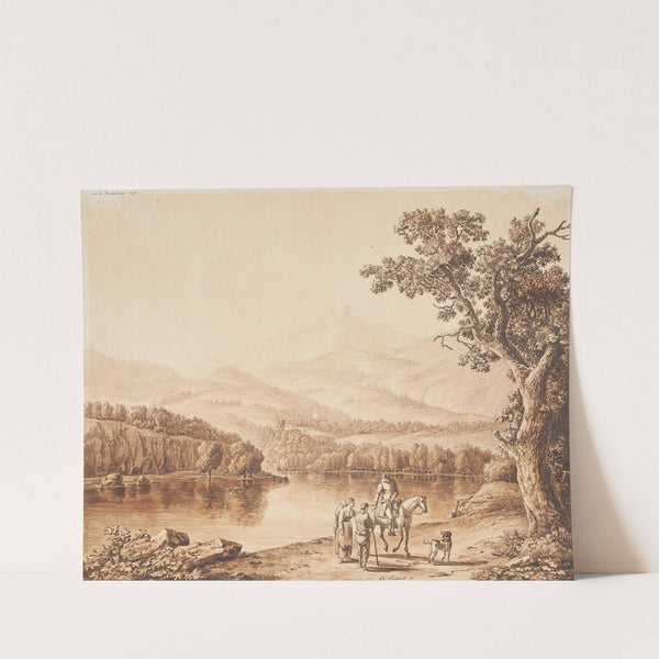 Landschaft bei Fossombrone (1776) by Jacob Philipp Hackert