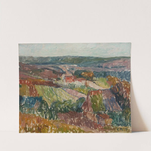 Landschaft bei Hetschburg (1907) by Christian Rohlfs