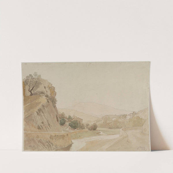 Landschaft bei Vaison in Südfrankreich by Johann Wilhelm Schirmer