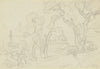 Landschaft, im Hintergrund der Dom von Florenz