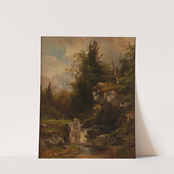 Landschaft im Salzkammergut (1858) by Anton Hansch