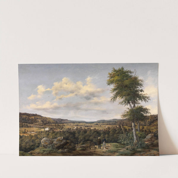 Landschaft in Belgien by Johann Wilhelm Schirmer