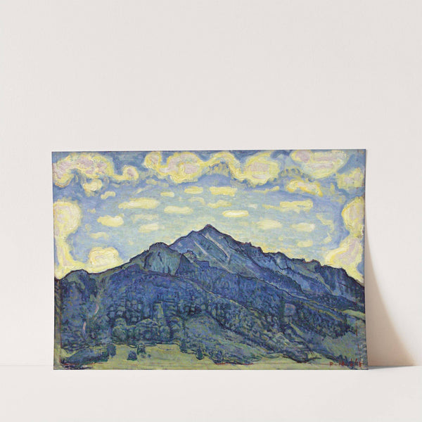 Landschaft in den Schweizer Alpen by Ferdinand Hodler