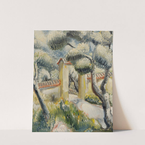 Landschaft in Südfrankreich (Parkausgang) by Paul Kleinschmidt