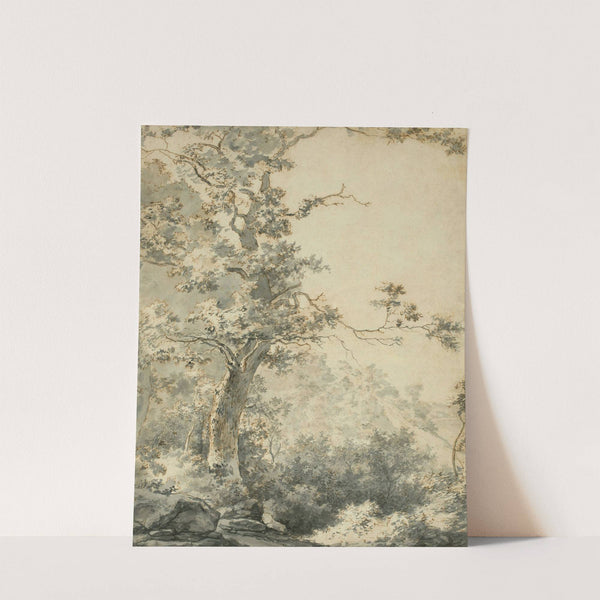 Landschaft mit Baum (Circa 1660) by Adam Pynacker